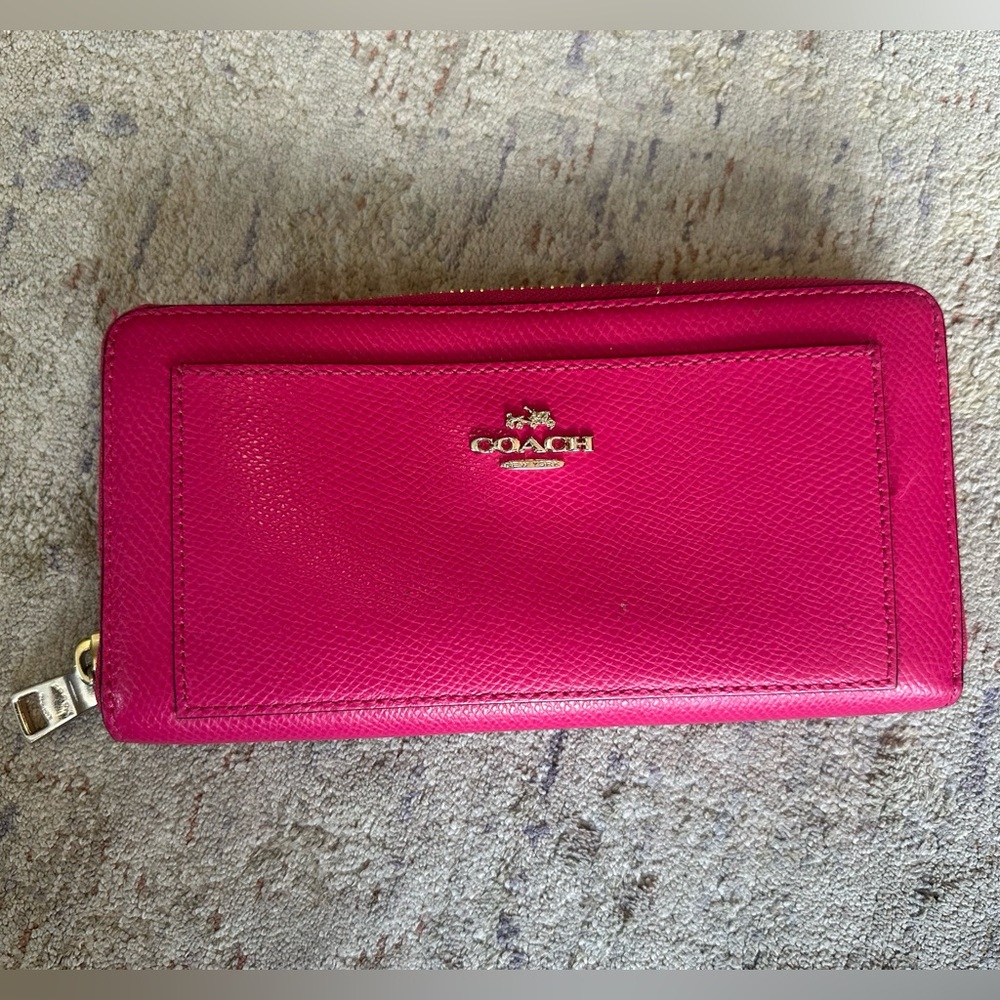 Coach Hot Pink Wallet